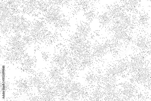 Minimal black white dotted texture abstract particle background with scattered speckles noise grain modern monochrome design element for poster banner flyer cover print digital graphic resource
