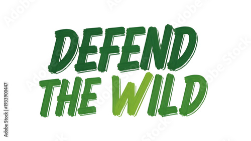 Defend the wild with a powerful green brush script