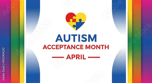 Autism acceptance month april awareness campaign