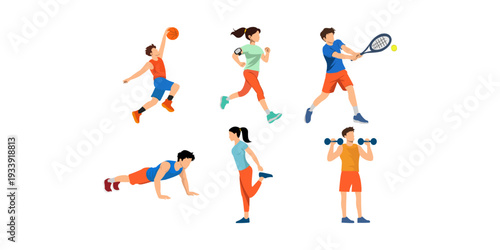 Sport Activity Illustration