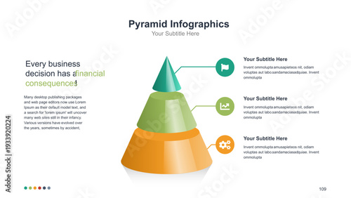 Business Pyramid Infographic Presentation Template