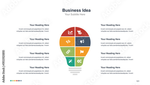 Business Idea Infographic Presentation Template