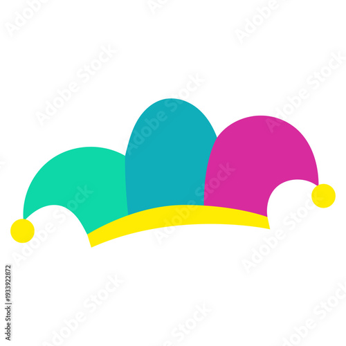 Colorful Jester Hat Icon