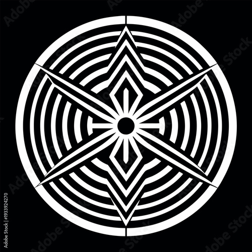 A high resolution vector file of black and white abstract background