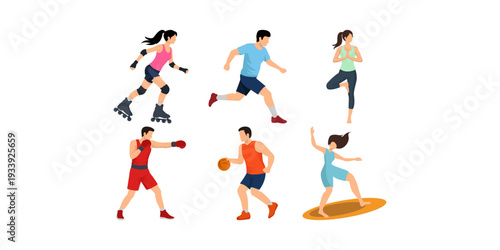 Sport Activity Illustration