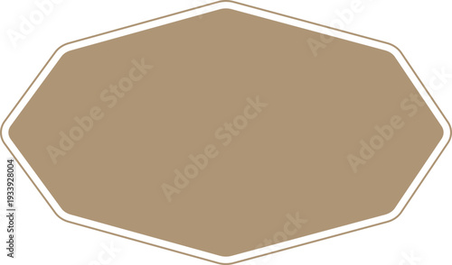 Vintage label retro frame certificate, badge. Elegant banner stamp.