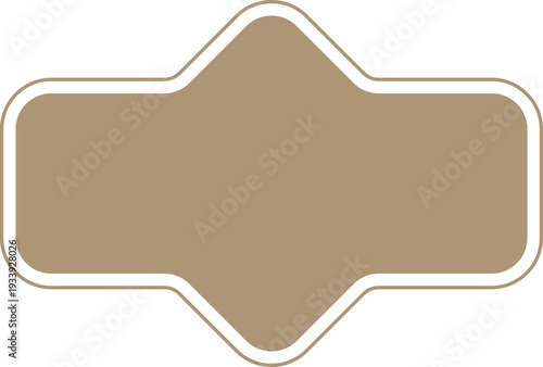 Vintage label retro frame certificate, badge. Elegant banner stamp.