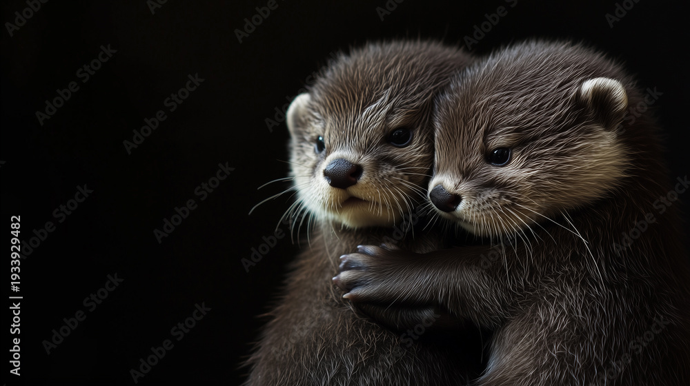 Obraz premium european otter lutra