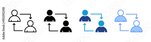 Replacement icon set multiple style collection