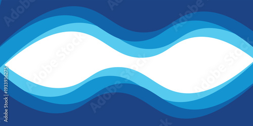 Modern blue wave design featuring overlapping layers and soft gradients, perfect for corporate and web layouts