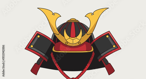 Japanese Samurai Helmet Kabuto - Traditional Warrior Armor