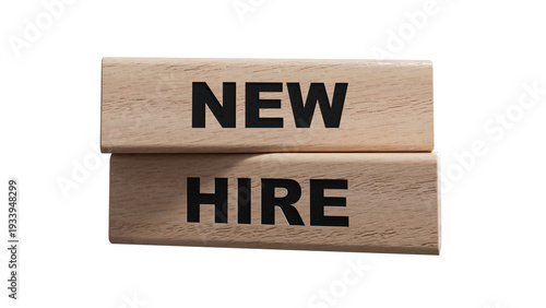 Wallpaper Mural New hire symbol. wood cubes with words New hire.Business and New hire concept. wood cubes. Copy space.Supports PNG files with transparent backgrounds. Torontodigital.ca