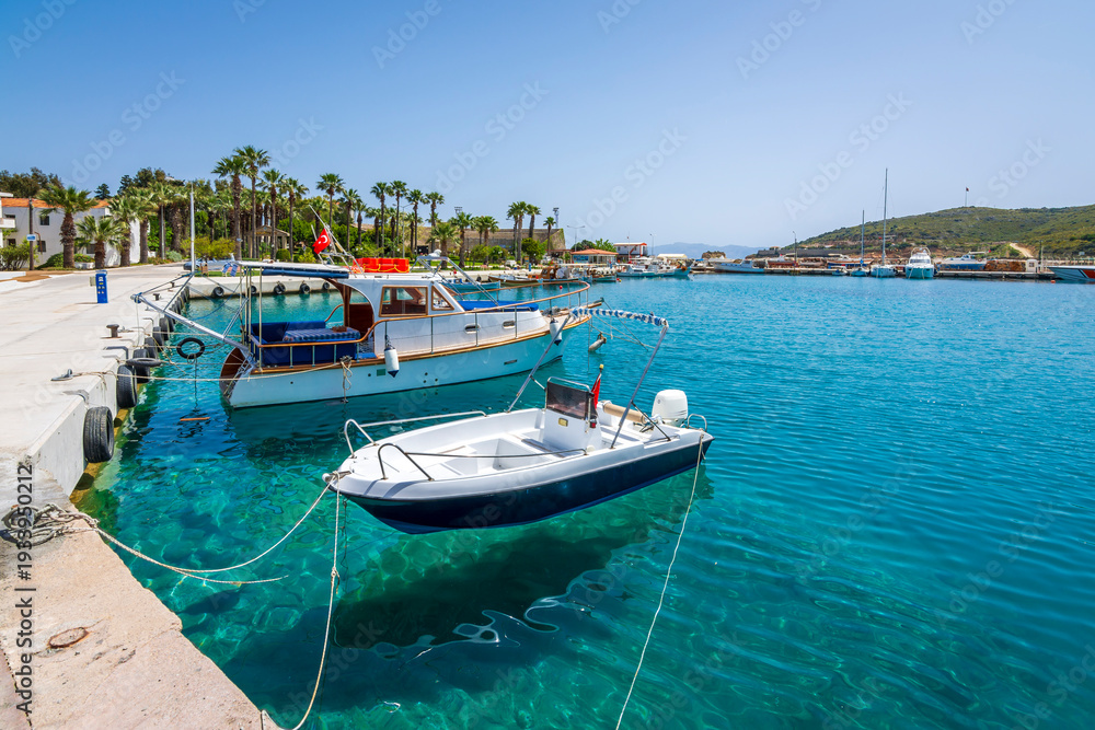 Obraz premium Datca Town coastline view in Turkey