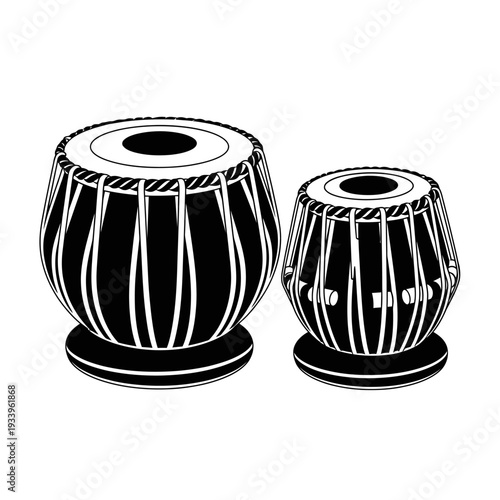 A traditional ceramic pottery bowl and porcelain tea mug set isolated as decorative kitchen crockery objects