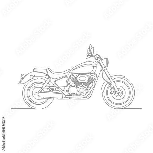 Vintage motorcycle vector illustration featuring a sleek motorbike silhouette on white and black backgrounds for sport, racing, and transport speed