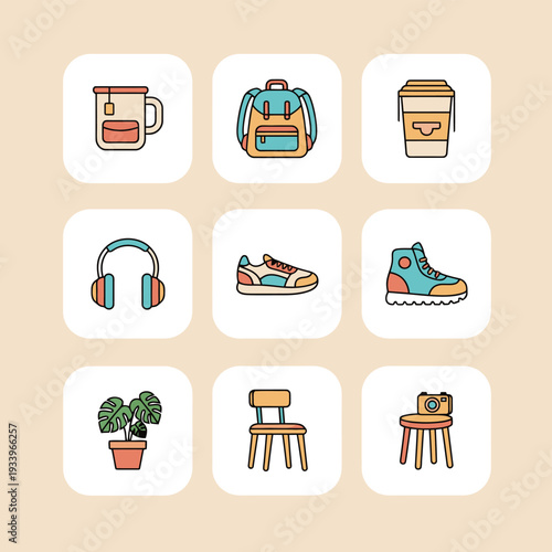 Professional makeup eyeshadow palette collection with various colors and shapes including square round and compact cases for beauty salon and cosmetic products design