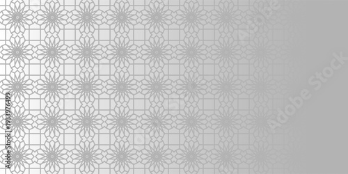 White and grey background with geometric pattern. Vector illustration for your design.