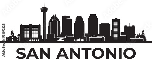 San Antonio city skyline with iconic tower