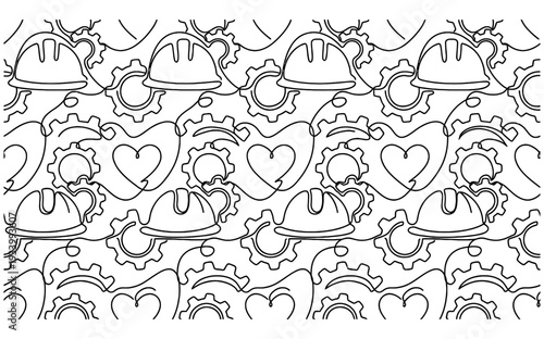  Workplace Safety and Occupational Health Monoline Background