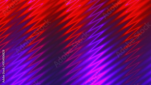 Zig zag neon lines