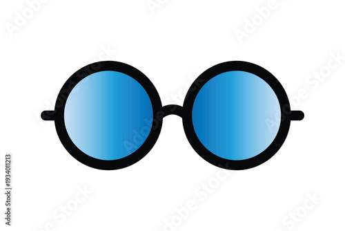 Eyeglasses Vector Icon Design