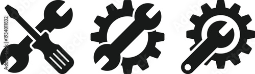 Tools Gear Vector Icon Design