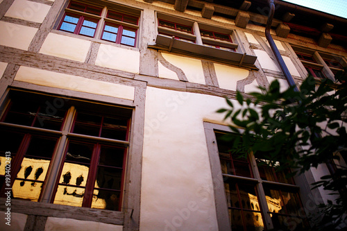 Stein am Rhein, Switzerland – September 11, 2023: Cultural museum located in the medieval town center