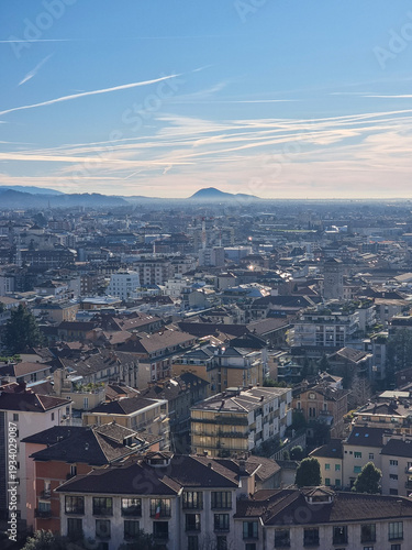 aerial view of the city