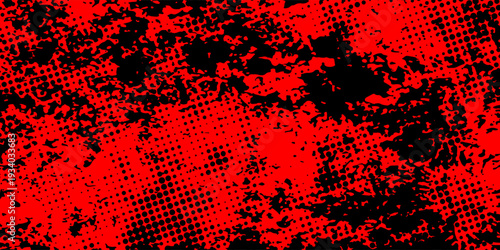 A creative abstract backdrop showcasing dense black silhouettes against vibrant color fields, ideal for gaming banners, music covers, or social media overlays.