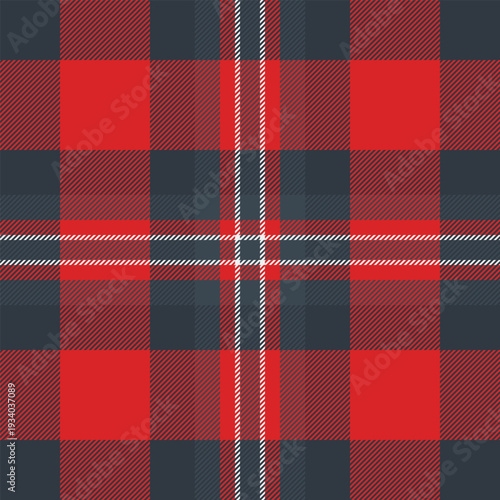 Africa pattern seamless background, decoration vector tartan check. Pixel fabric texture plaid textile in dark and red colors.