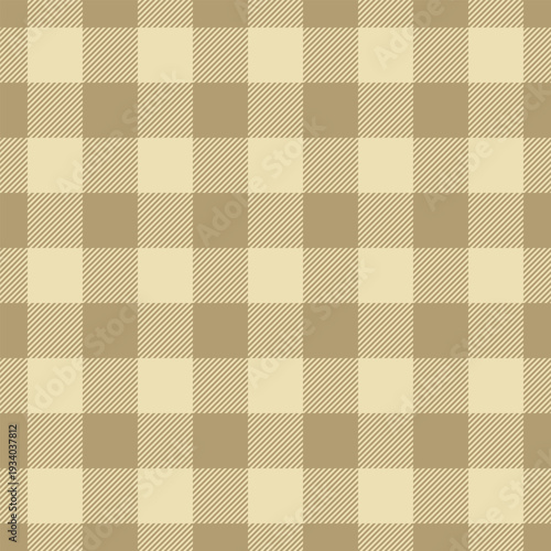 Carpet fabric texture textile, choice tartan vector background. Figure plaid pattern check seamless in amber and light colors.