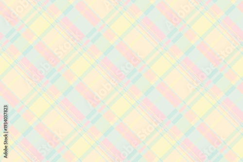 Packing fabric texture plaid, velvet textile background vector. Fit check pattern seamless tartan in light and white colors.