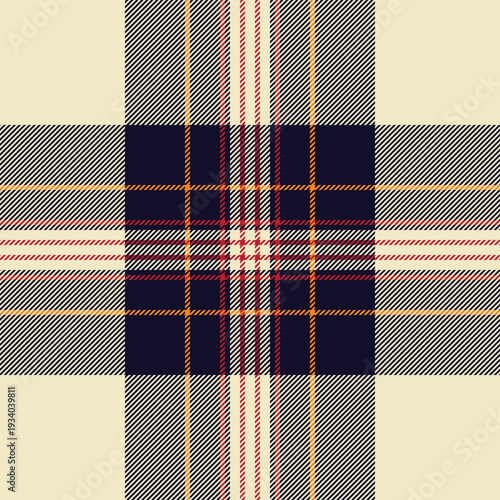 Tie pattern tartan fabric, professional check textile background. Striped texture seamless vector plaid in light and dark colors.