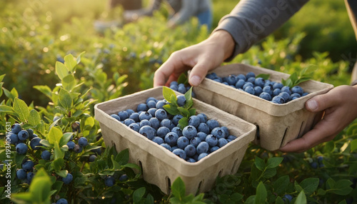 Sustainable farming and organic berry production process