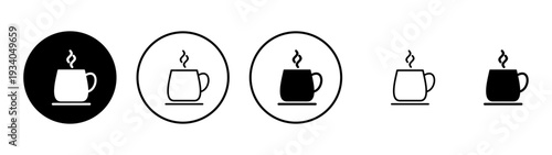 coffee cup icon vector. cup a coffee sign and symbol