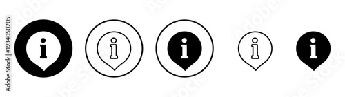 Information sign icon vector. about us sign and symbol. question mark icon