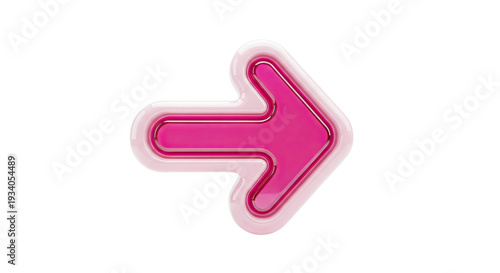 Pink Arrow Icon