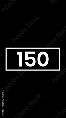 Count Up Number Animation, Increasing Digits Counter, Clean Corporate Timer