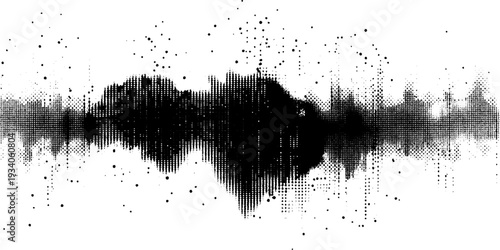 Subtle halftone dots vector texture overlay