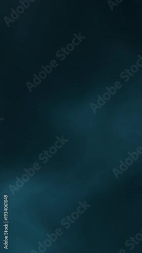 Swirling teal and dark blue pattern moves across gradient background