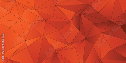 Dark Red Low Poly Geometric Background With Triangular Faceted Texture For Modern Design eps10