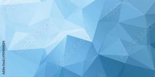 Blue Abstract Low Poly Background With Geometric Triangles For Modern Digital Design modern illustration