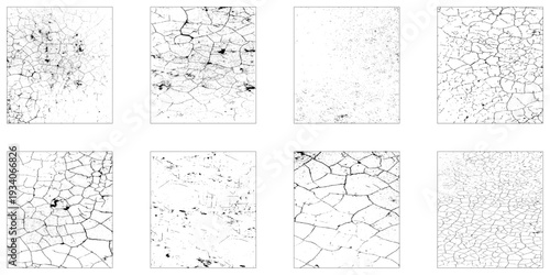 Grunge overlay texture. Old dirty concrete background with cracks and scratches. Distressed grainy surface. Vintage urban backdrop. Scraped and stained design element. Vector illustration