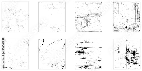 Grunge overlay texture. Old dirty concrete background with cracks and scratches. Distressed grainy surface. Vintage urban backdrop. Scraped and stained design element. Vector illustration