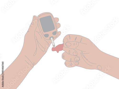Blood Glucose Monitoring with Digital Device