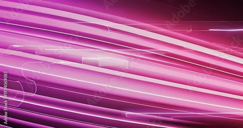 Purple and pink neon light trails.