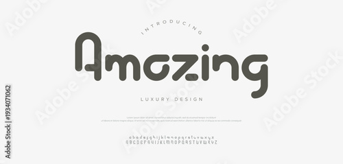 Modern minimal logo sport alphabet font. Typography, abstract technology, fashion, digital, future technology logos fonts. vector illustration
