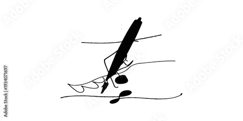 Isolated black vector silhouette of a spider and small nature pests like gnats or mosquitoes on a white background