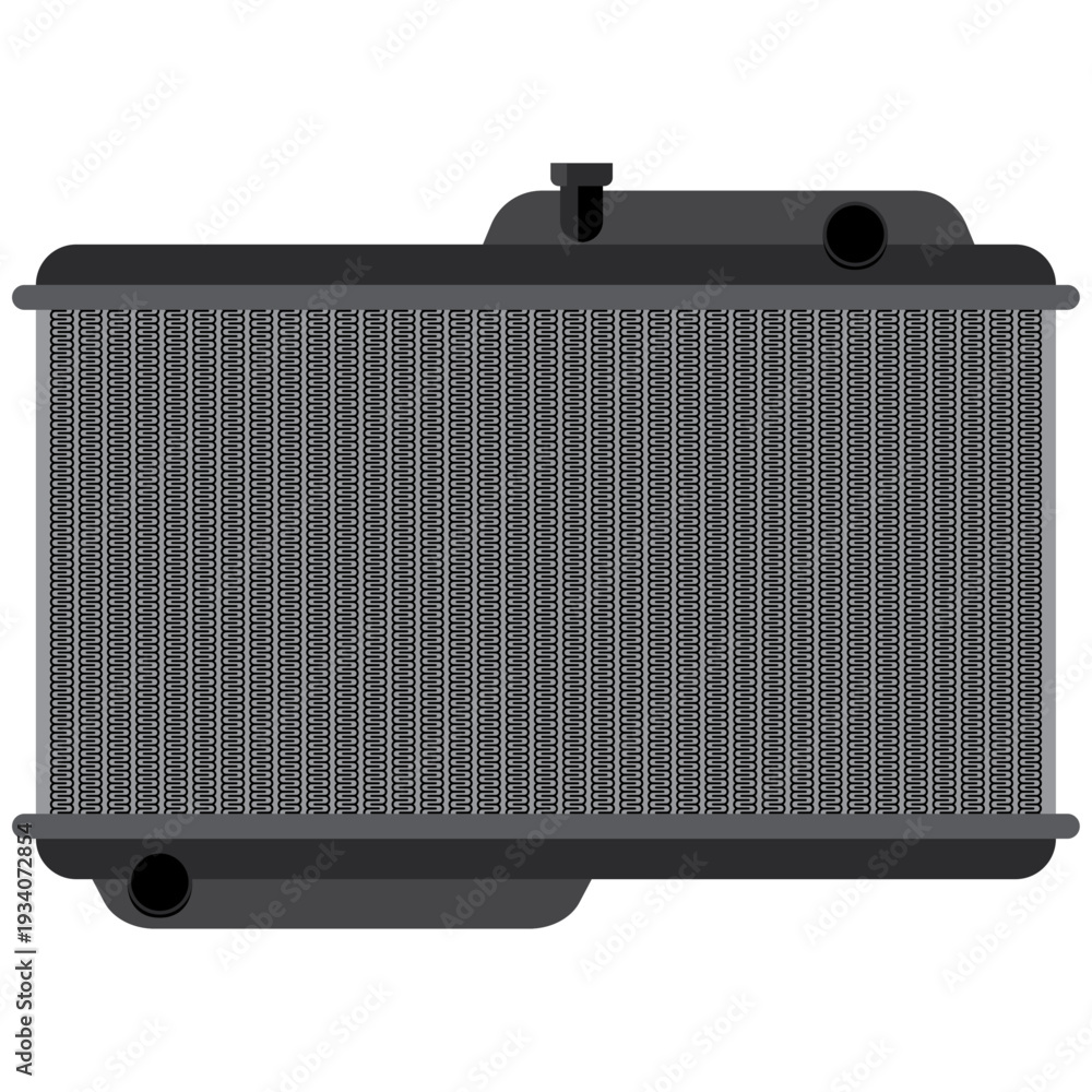 Fototapeta premium car radiator, engine cooling system.