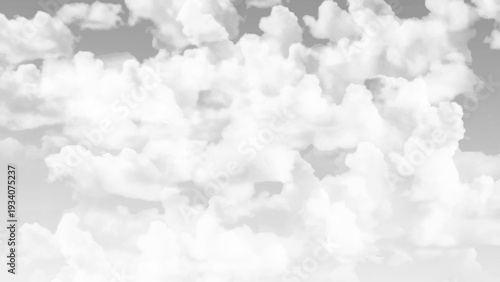 Cumulus clouds as a background in black and white.. Storm Clouds Background. 